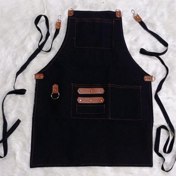 Lengkap- Cod Apron Barista,Apron Jeans Premium,Apron Best Seller