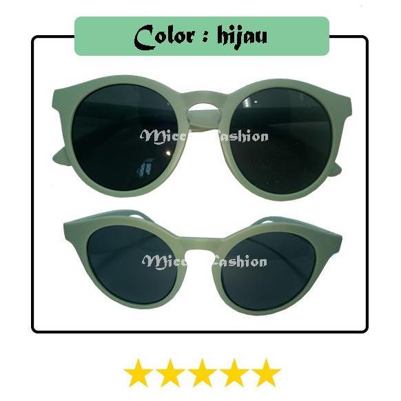 Kacamata Hitam Anak Fashion Fashion Anak Bulat Doff Unisex FREECASE