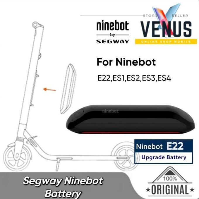 Segway Ninebot Kickscooter External Extender Battery For E22 ES1 ES2 Listrik Skuter