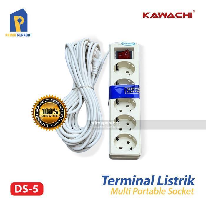 Stop Kontak Terminal Colokan Listrik 2/ 3/ 4/ 5 Lubang Panjang 10 Meter Sni Murah