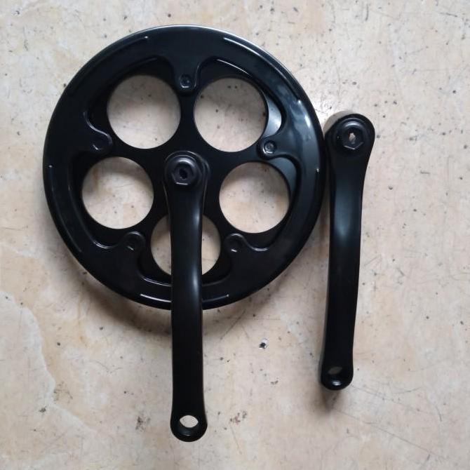 Gir Crankset Crank Set Single Speed Sepeda Lipat Mtb 44T By United