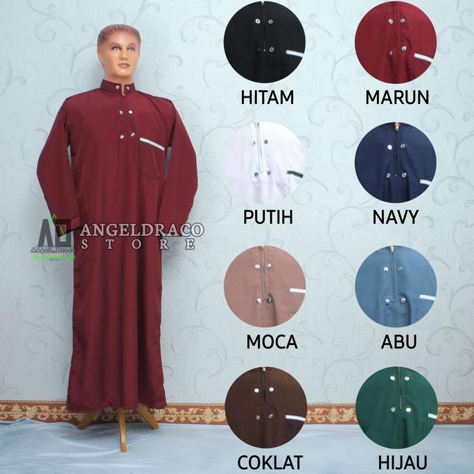 Jubah Gamis Koko Pria Laki Laki Dewasa Murah Premium