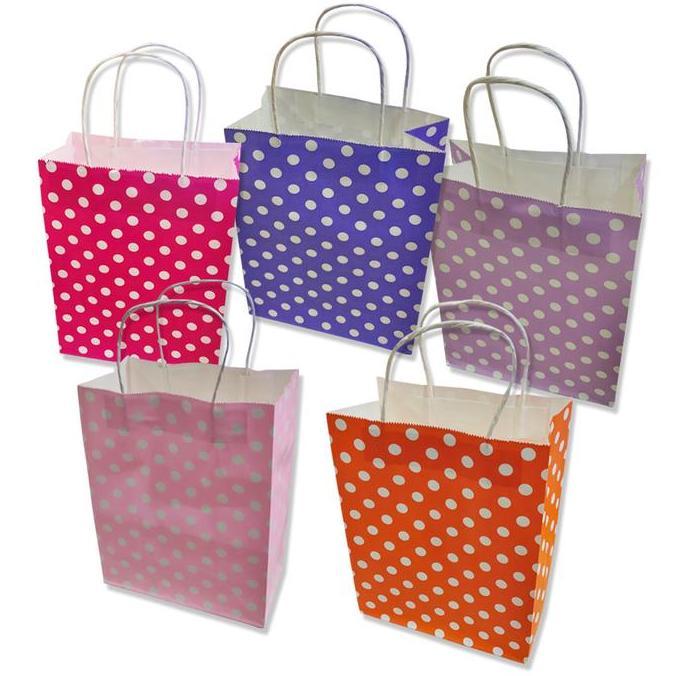 #####] Tas Kertas Polkadot / PaperBag Polkadot