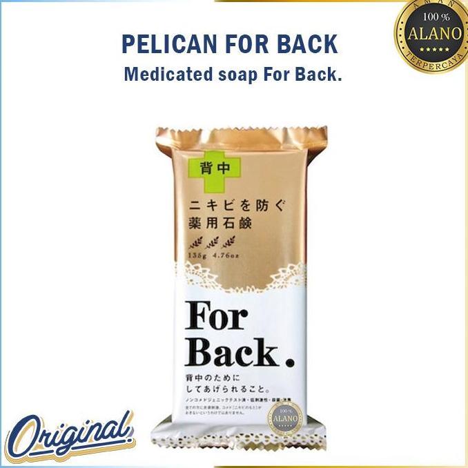 Sabun Jerawat Punggung - Pelican For Back Medicated Body Soap for Acne