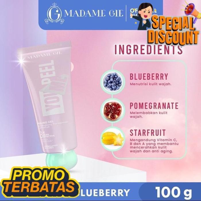 Terbaik Madame Gie You Peel Me Peeling Gel By Madame Gie Exfoliating Gel Exfo Gel Scrub Wajah Honey 