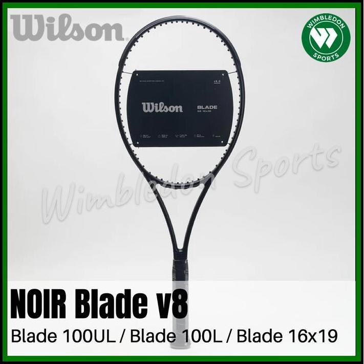 Raket Wilson Noir Blade 98 v8 / Raket Wilson Blade Noir 100L 100UL v8 best seller