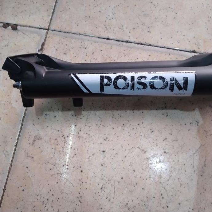 Fork Shockbreaker Sepeda Depan 26 Mtb Poison Alloy Travel 120 T120