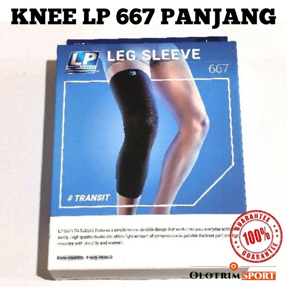 Knee LP Support Panjang Original Deker Lutut Engkel 667 Long
