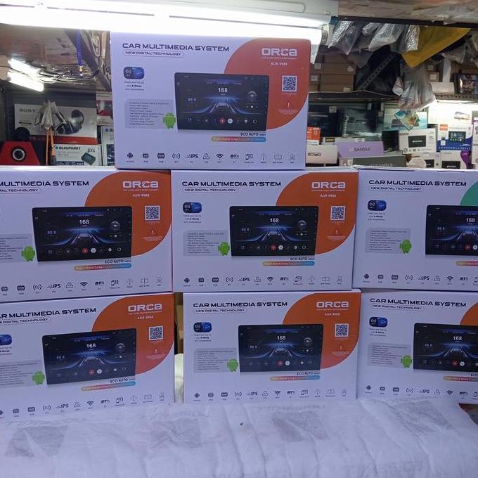 '' HEAD UNIT ANDROID ORCA  ECO AUTO RAM2GB ROM64G NFC 9INCH //