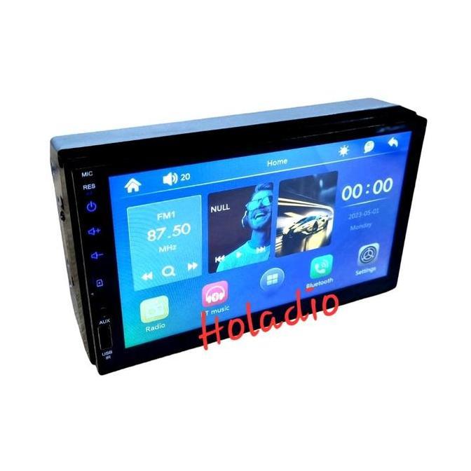 * HEADUNIT DOUBLEDIN DEKLESS MP5 DHD 4300 FULLGLASS BLUETOOTH MIRRORLINK DHD-4300 BODY PENDEK *