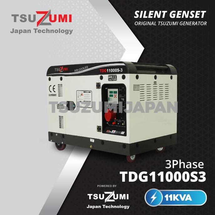 Promo Genset 10 KVA 3 Phase TDG 11000S3 COD
