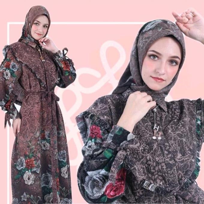 Promo Hikmat fashion Original Abaya Hikmat A6685 Noerbutikmuslim Diskon