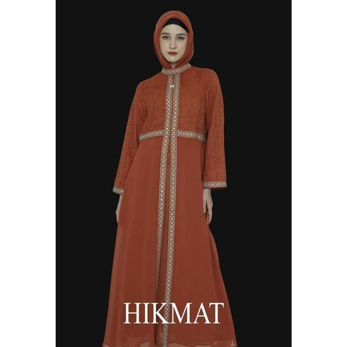 Promo HIKMAT FASHION ORIGINAL A1346 ABAYA HIKMAT NOERBUTIKMUSLIM Diskon
