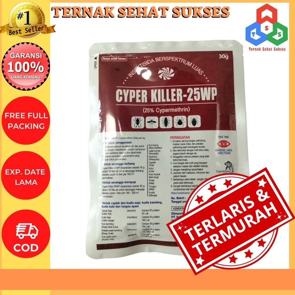 Cyperkiller Cyper Killer 25 wp 30 gram ORIGINAL / Insektisida / pembasmi kutu TSS1