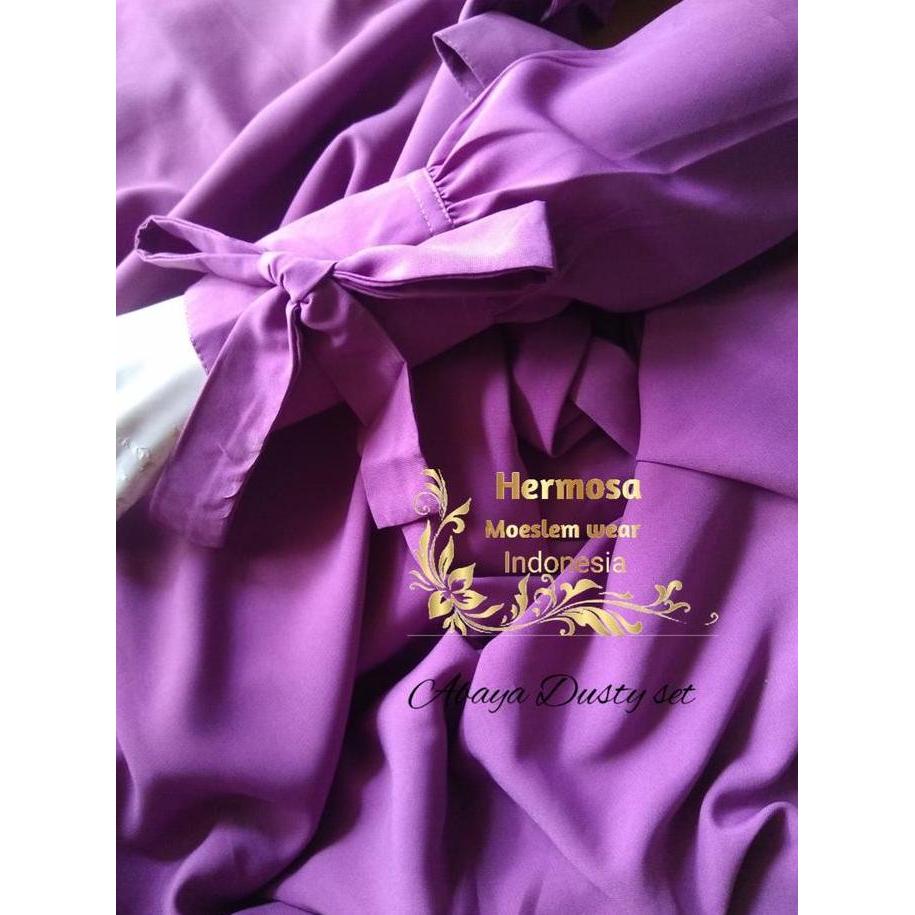 Promo [Setelan Abaya dan Khimar Jumbo Hermosa] Setelan Abaya dan Khimar Jumbo Hermosa bahan wolfis w