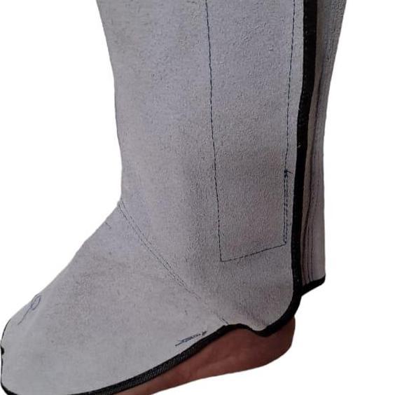 Apron Las Kaki Kulit Abu-abu