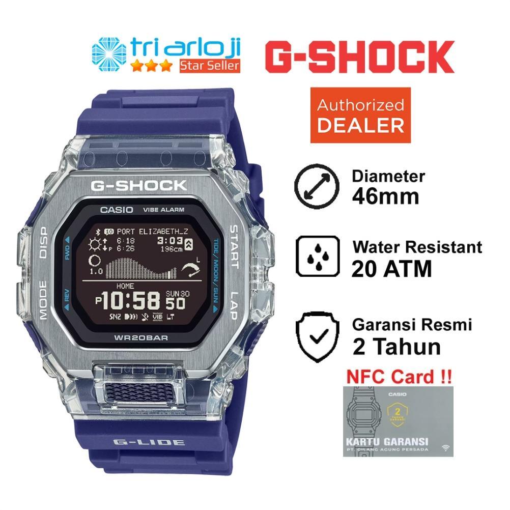 Casio G-SHOCK GBX-100S-2DR Jam Tangan Pria Digital GBX100 GSHOCK GBX 100S 2DR GBX-100S-2