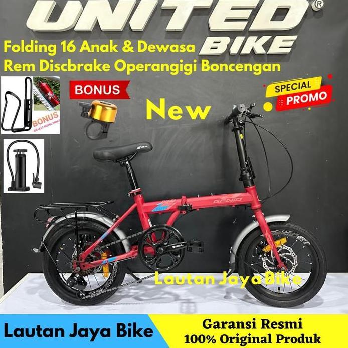 Sepeda Lipat 16 Genio F371 By unitedbike New