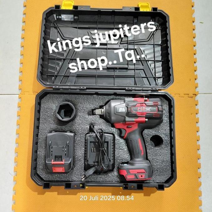 Promo AS KOTAK 3/4DR = SET 1 batre JLD 2100NM bisa buka RODA BAN TRUCK IMPACT WRENCH impek impect wr
