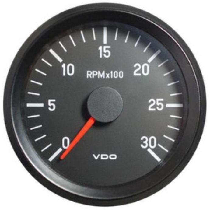 Tachometer Vdo Rpm Meter Genset Vdo 3000Rpm 30X100 Rpm