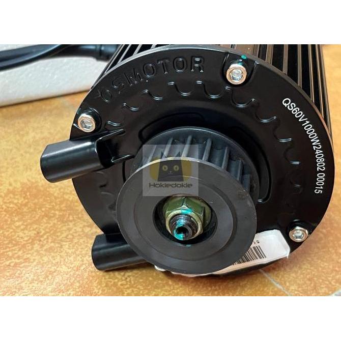 Dinamo Mid Drive Qs Motor 1000W 1Kw Bldc Motor Sepeda Listrik Puli