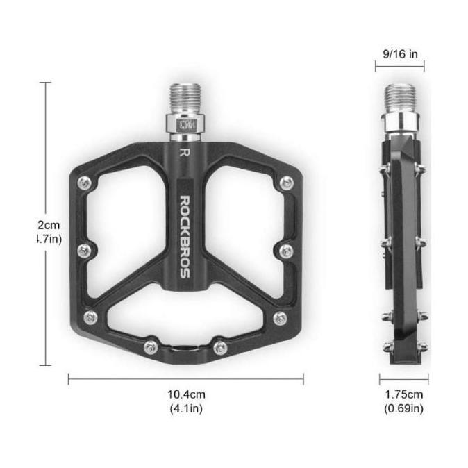 Pedal Sepeda Rockbros K203 Mtb Seli Roadbike
