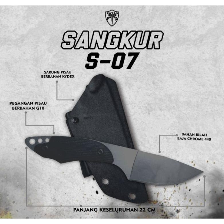 Patas - Pisau Tactical S0007 Custom Baja Crome