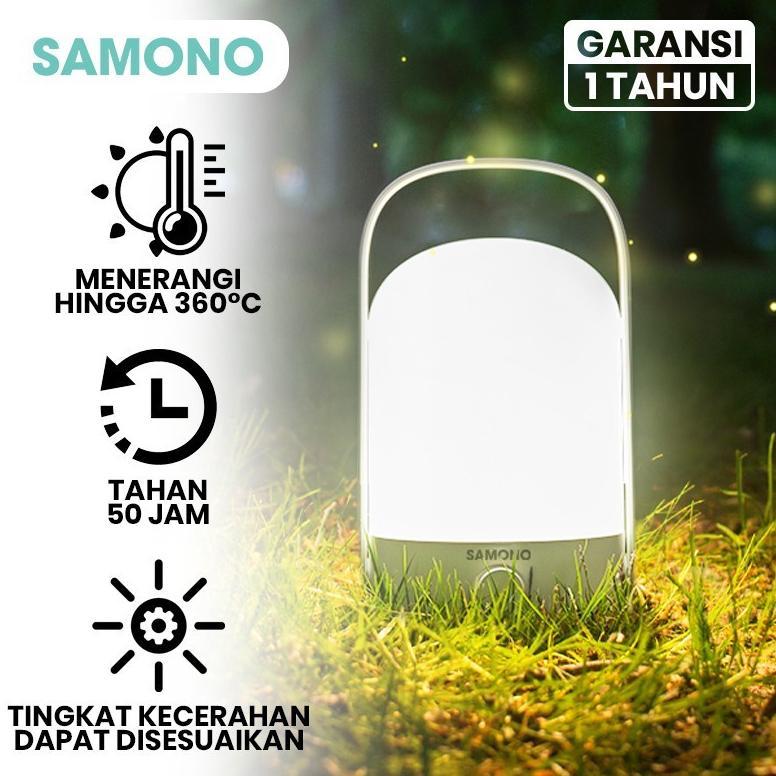 SAMONO Lampu Darurat LED Lentera Emergency Lamp Portable Camping Lamp