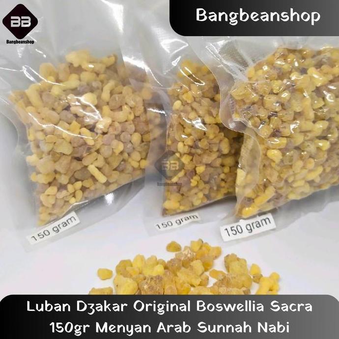 Luban Dzakar Original Boswellia Sacra 150gr Menyan Arab Sunnah Nabi