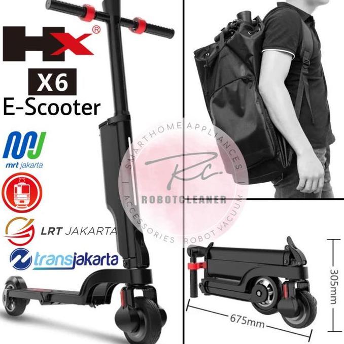 NEW ELECTRIC X6 SCOOTER BACKPACK RINGKAS HX KOMUTER SKUTER BEST