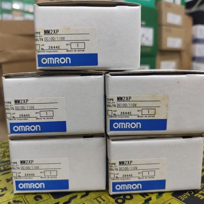 Relay Omron Mm2Xp 110V Dc100/110V Original Promo