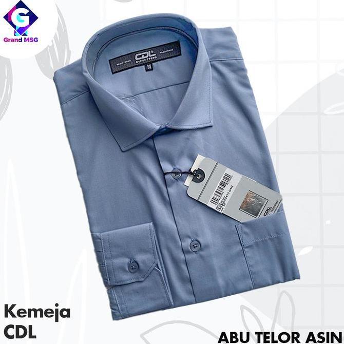 CDL Cardinal Kemeja Pria Polos Slimfit Lengan Panjang Orinal Baju Atasan Kerja Cowo Kardinal Formal 