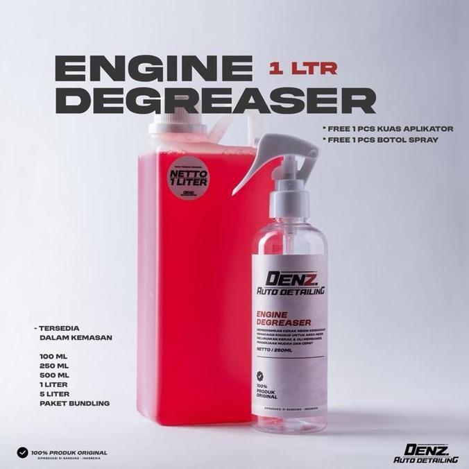 ENGINE DEGREASER 1 LITER DENZ AUTO DETAILING - PEMBERSIH KERAK MESIN