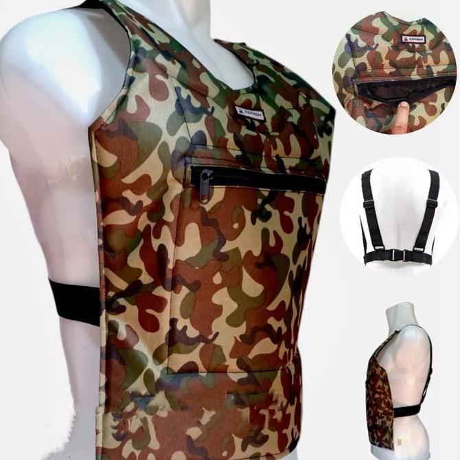 ROMPI MOTOR LORENG TOURING PELINDUNG DADA SEPEDA MOTOR