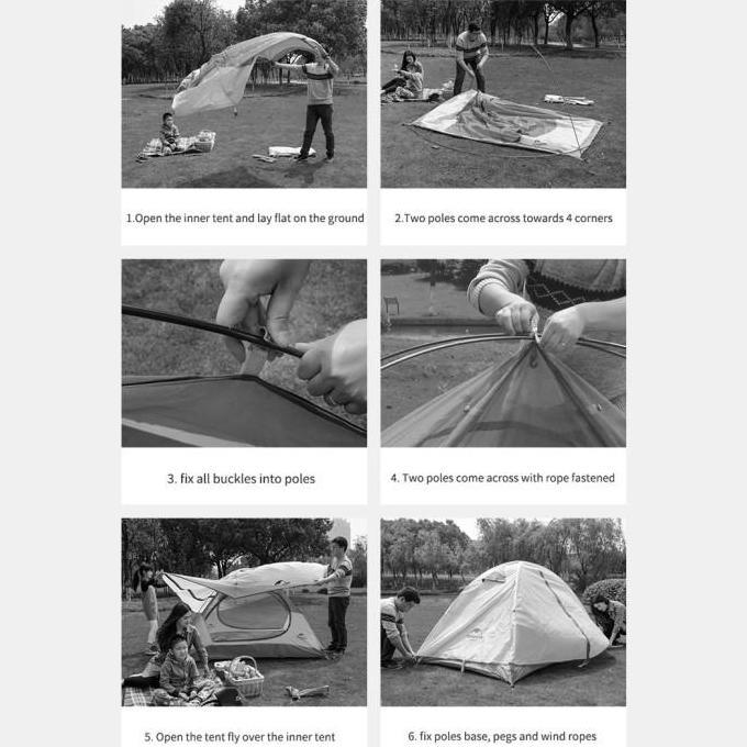 Naturalcam- Tenda Professional 2P Naturehike Nh18Z022-P 2018