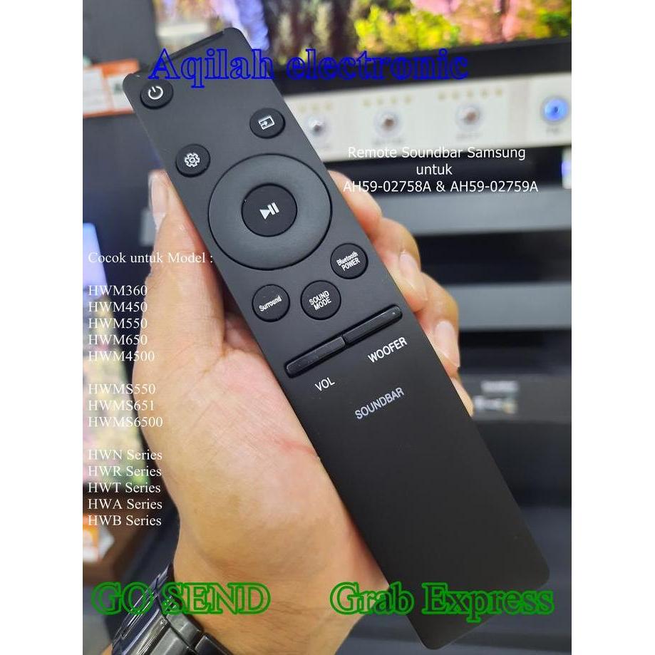 Jdg- Remote Soundbar Samsung Grade Original Ah59-02758A & Ah59-02759A