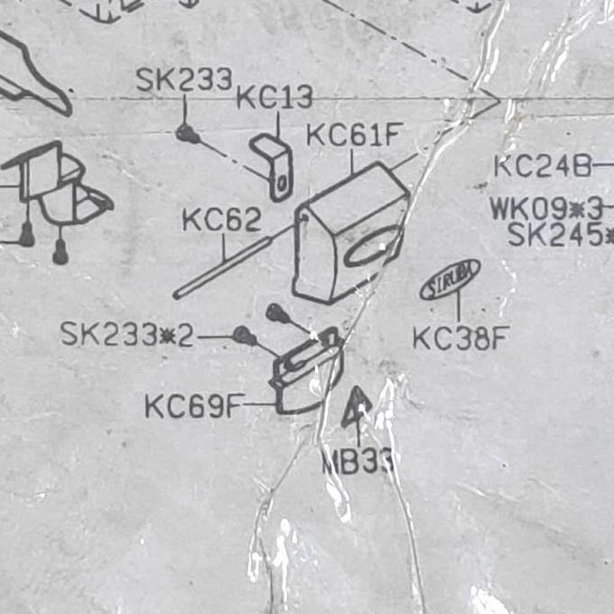 Lansungkirim- Kc61F, Kc69F, Kc38F, Sk233*2 Tutup Depan Obras 747A/700F