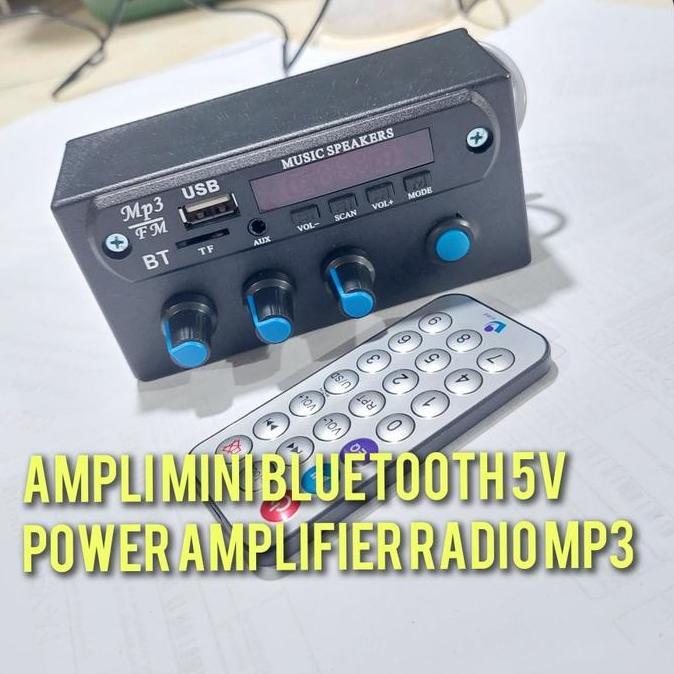 AEBRAND POWER AMPLIFIER MP3 PLAYER BLUETOOTH 5V - POWER AMPLI MINI 5V - POWER AMPLIFIER MP3 BLUETHOO