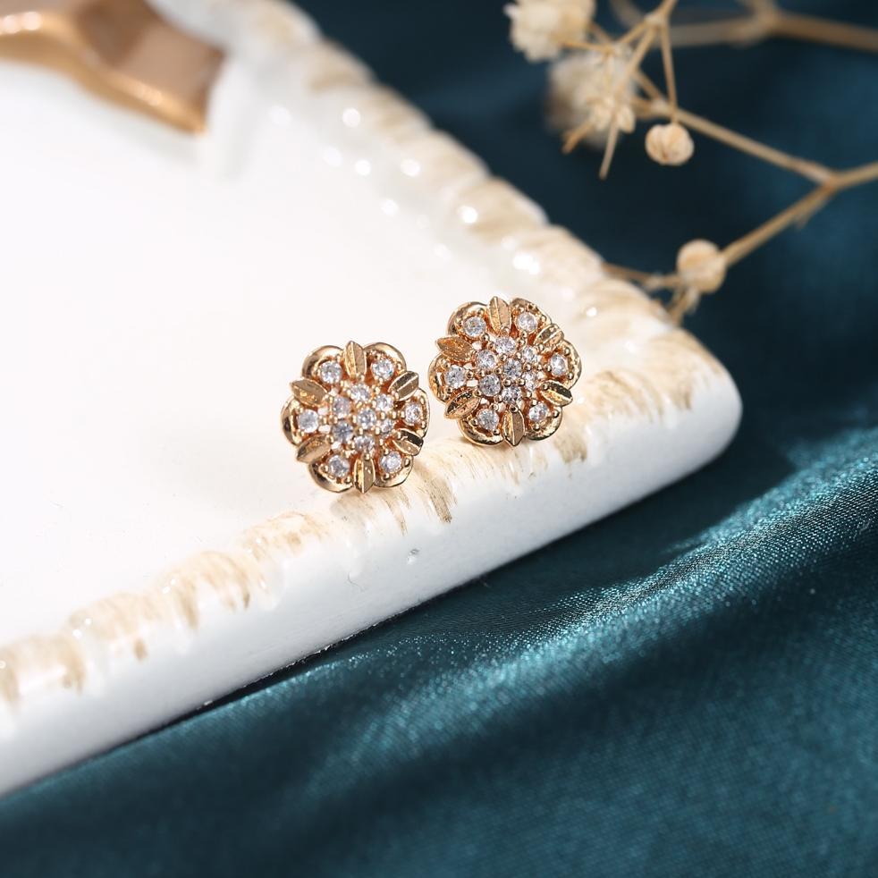 Anting Tusuk Anti Karat  Perempuan  Emas Korea  Tindik Telinga Wanita Korea Kpop D249