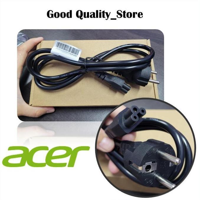 Kabel Power Adaptor Laptop Acer 3 lubang Original TERBARU