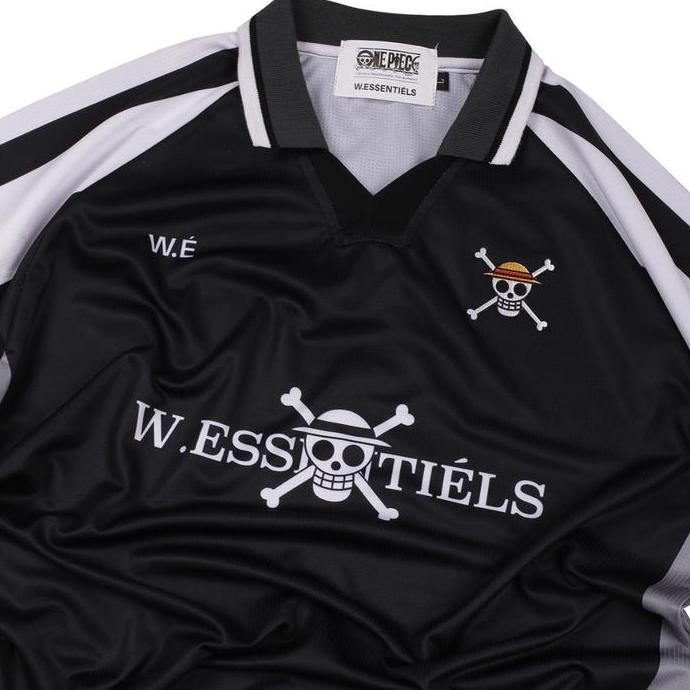 W.Essentiels X One Piece Ac Strawhat Home Jersey Noir Black