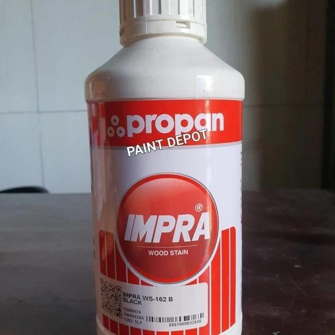IMPRA WOODSTAIN WOOD STAIN WS-162B WS 162B 162 B 1 LT 1LT LITER 1LTR 1KG KG BLACK COFFEE BROWN DARK 