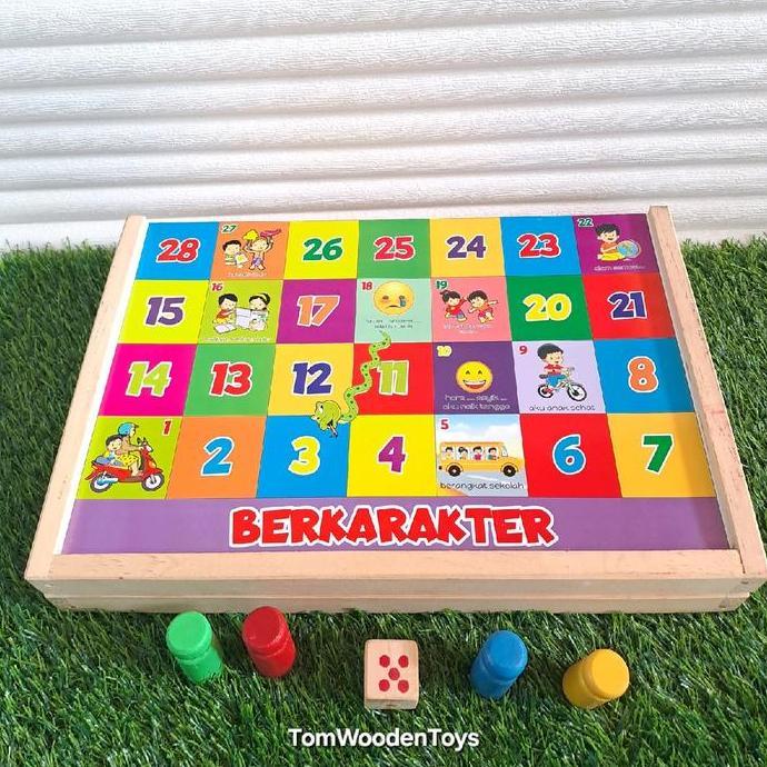 MAINAN EDUKATIF ULAR TANGGA TOYS KODE 1256