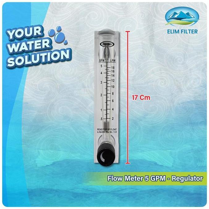 Flow Meter 5 GPM - Flow Meter Air - REGULATOR