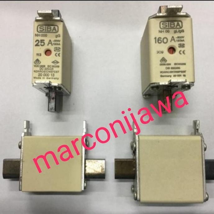 Fuse sekring siba NH000 25A