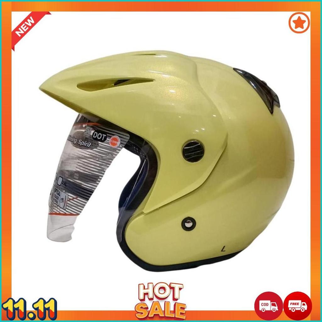 Helm Ink Cx 22 Light Yellow Cream Gold Original Helm Ink Cx22 Light Yellow Helm Ink Topi Asli Ori Ga