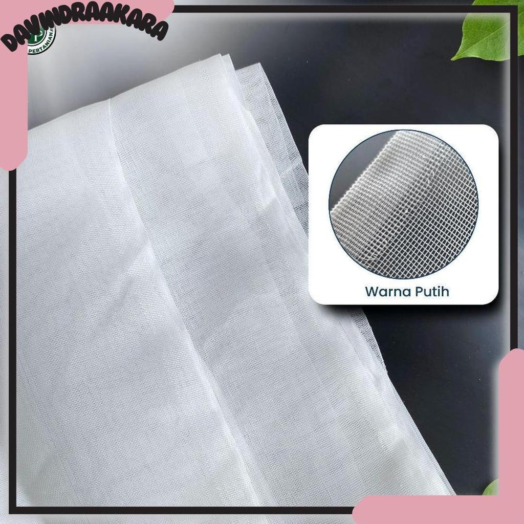 Insect Net Lebar 1 Meter - Jaring Penghalang Serangga Greenhouse - Jaring Kasa Insect Net Viral