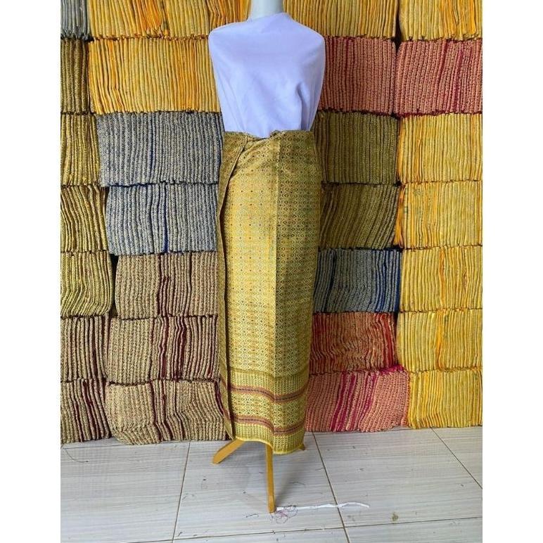 Viral  Satu Set Selendang&Rok  Sarung Songket Thailan Bisa Jadi Rok Span Dan Rok Lilit