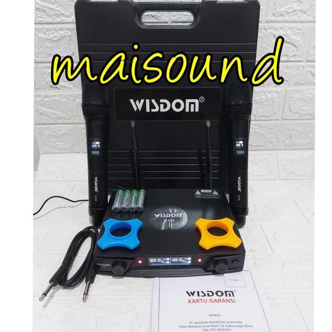 MIC WIRELESS WISDOM U133 HANDHELD ORI MICROPHONE WISDOM U 133 PEGANG