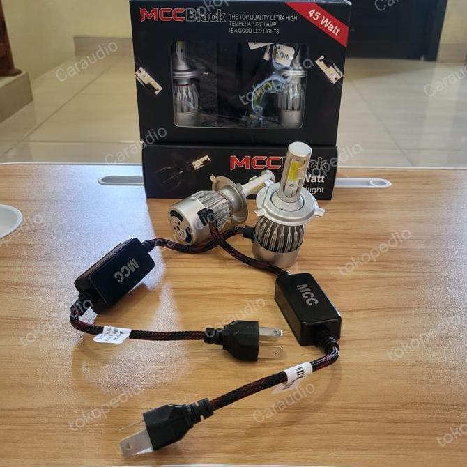 Lampu Led Mobil H4 Super Terang Mcc Led H4 2 Warna Hemat